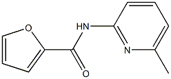 N-(6-methyl-2-pyridinyl)-2-furamide Struktur