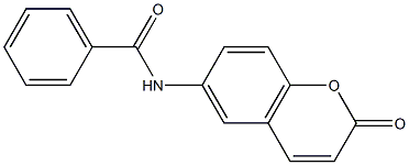 N-(2-oxo-2H-chromen-6-yl)benzamide Struktur