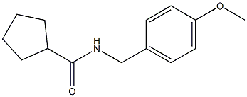 N-(4-methoxybenzyl)cyclopentanecarboxamide Struktur