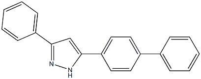 5-[1,1'-biphenyl]-4-yl-3-phenyl-1H-pyrazole Struktur