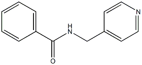 N-(4-pyridinylmethyl)benzamide Struktur