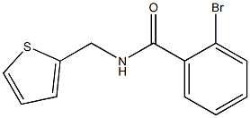 2-bromo-N-(2-thienylmethyl)benzamide Struktur