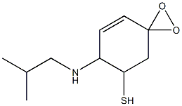 4-(isobutylamino)tetrahydro-3-thiophenol 1,1-dioxide Struktur