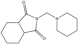 2-(1-piperidinylmethyl)hexahydro-1H-isoindole-1,3(2H)-dione Struktur