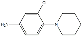 3-chloro-4-(1-piperidinyl)phenylamine Struktur