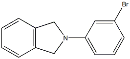 2-(3-bromophenyl)-2,3-dihydro-1H-isoindole Struktur