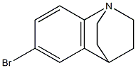 6-bromo-3,4-dihydro-2H-1,4-ethanoquinoline Struktur