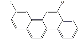 3,6-dimethoxychrysene Struktur