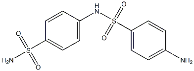 4-amino-N-[4-(aminosulfonyl)phenyl]benzenesulfonamide Struktur