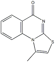 1-methyl-5H-[1,3]thiazolo[3,2-a]quinazolin-5-one Struktur