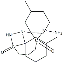 N'~1~,N'~5~-bis(3-methylcyclohexylidene)pentanedihydrazide Struktur