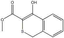 methyl 4-hydroxy-1H-isothiochromene-3-carboxylate Struktur