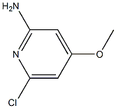 2-Amino-6-chloro-4-methoxypyridine Struktur