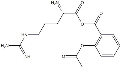 Aspirin-L-argininie Struktur