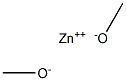 Zinc  methoxide Struktur