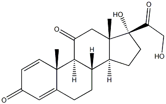 Prednisone, Anhydrous, Powder Struktur