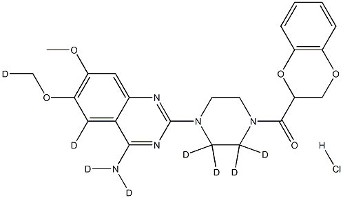 Doxazosin-d8 HCl Struktur