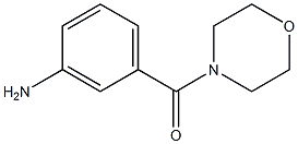 (3-aminophenyl)(4-morpholinyl)methanone Struktur