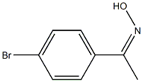 1-(4-bromophenyl)-1-ethanone oxime Struktur