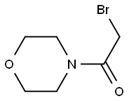 2-bromo-1-(4-morpholinyl)-1-ethanone Struktur