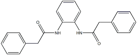 2-phenyl-N-{2-[(2-phenylacetyl)amino]phenyl}acetamide Struktur