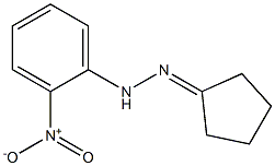 cyclopentanone N-(2-nitrophenyl)hydrazone Struktur