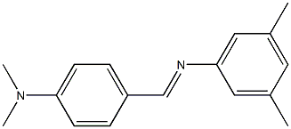 N-{(E)-[4-(dimethylamino)phenyl]methylidene}-N-(3,5-dimethylphenyl)amine Struktur