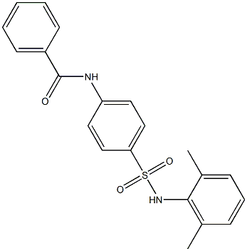 N-{4-[(2,6-dimethylanilino)sulfonyl]phenyl}benzamide Struktur