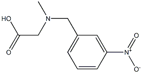 2-(N-(3-nitrobenzyl)-N-methylamino)acetic acid ,95% Struktur