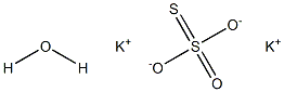 POTASSIUM THIOSULFATE HYDRATE, EXTRA PURE Struktur