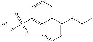 5-Propyl-1-naphthalenesulfonic acid sodium salt Struktur