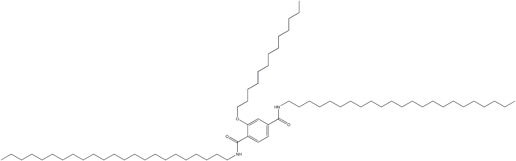 2-(Tridecyloxy)-N,N'-ditricosylterephthalamide Struktur