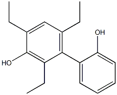 2,4,6-Triethyl-1,1'-biphenyl-2',3-diol Struktur