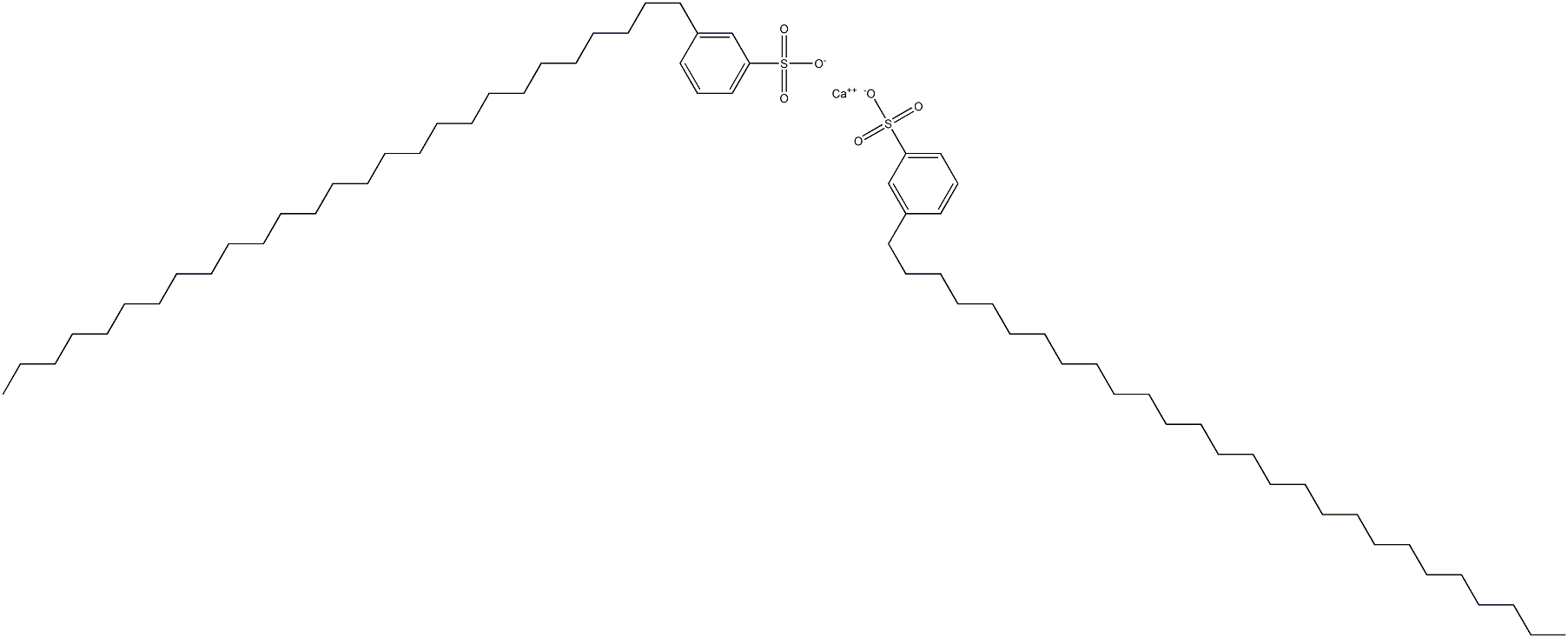 Bis(3-heptacosylbenzenesulfonic acid)calcium salt Struktur