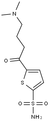 5-[4-(Dimethylamino)butanoyl]thiophene-2-sulfonamide Struktur