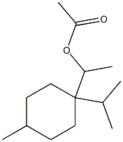 Acetic acid 1-(p-menthan-4-yl)ethyl ester Struktur