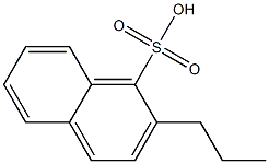 2-Propyl-1-naphthalenesulfonic acid Struktur