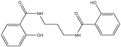 N,N'-Trimethylenebis(2-hydroxybenzamide) Struktur