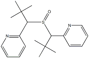 tert-Butyl(2-pyridinylmethyl) sulfoxide Struktur