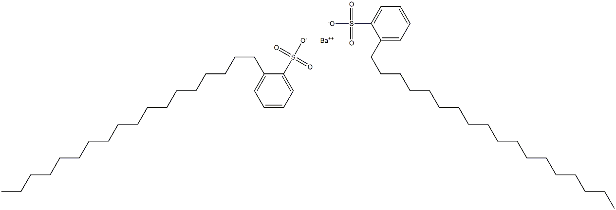 Bis(2-octadecylbenzenesulfonic acid)barium salt Struktur