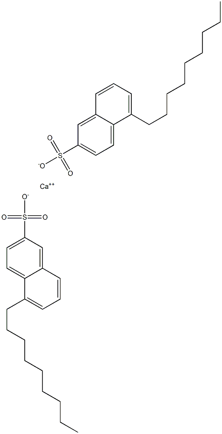 Bis(5-nonyl-2-naphthalenesulfonic acid)calcium salt Struktur