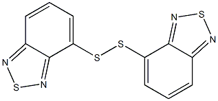 4,4'-Dithiobis(2,1,3-benzothiadiazole) Struktur