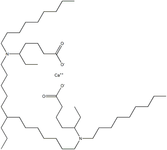 Bis[5-(dinonylamino)heptanoic acid]calcium salt Struktur