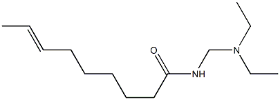 N-[(Diethylamino)methyl]-7-nonenamide Struktur