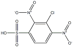 3-Chloro-2,4-dinitrobenzenesulfonic acid Struktur