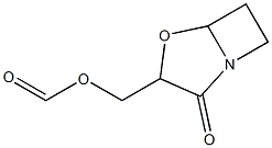 3-[(Formyloxy)methyl]-4-oxa-1-azabicyclo[3.2.0]heptan-2-one Struktur