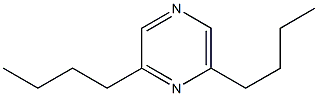 2,6-Dibutylpyrazine Struktur