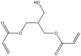 Bisacrylic acid 2-(hydroxymethyl)propane-1,3-diyl ester Struktur