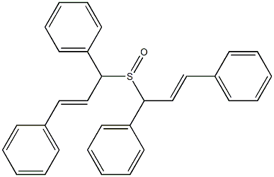 Phenyl(3-phenyl-2-propenyl) sulfoxide Struktur