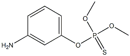 Thiophosphoric acid O,O-dimethyl O-[m-aminophenyl] ester Struktur